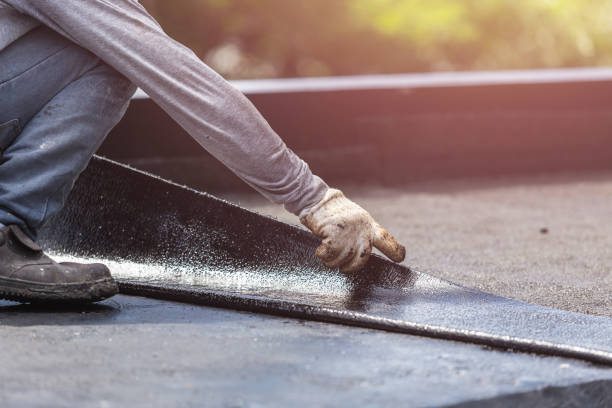 Professional Crawl Space Encapsulation technician working in Farnham, NY